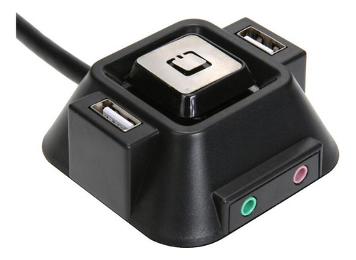 Interruptor De Pequeña Sala Para Pc Duas Usb 2.0 Botão