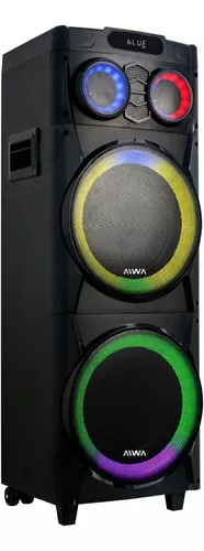 Torre De Sonido Aiwa 14500w Portátil Con Bluetooth