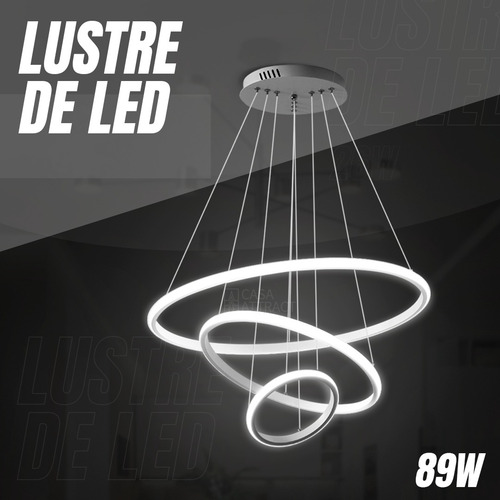 Lustre Pendente Escadas Teto Duplo Alto Arcos 3 Tons 160cm