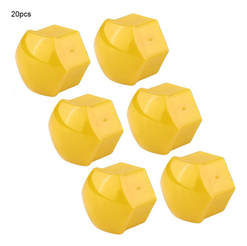 Protector De Tuercas Amarillas Para Ruedas De Coche, 20 Piez