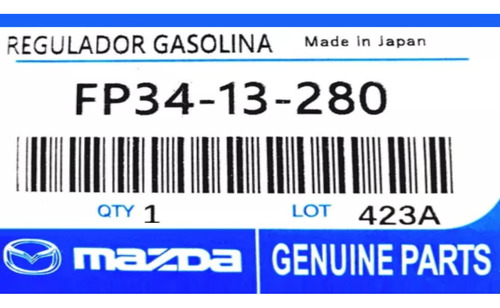 Regulador Presion De Gasolina Mazda Bt50 B2200 2.2 B2600 626