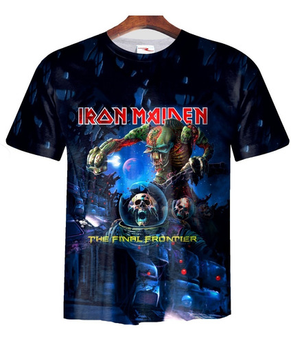 Remera Sublimada Iron Maiden Ranwey Cs255