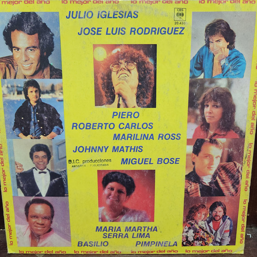 Vinilo Lo Mejor Del Año Bose Iglesias Mocedades Otros Cp3