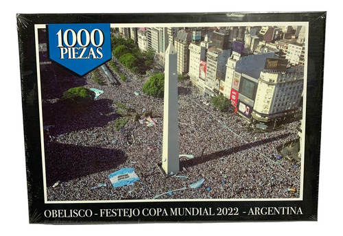 Puzzle 1000 Piezas Obelisco Argentina Campeon Mundial 2022