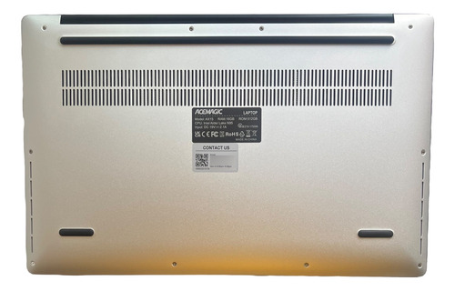 Acemagic Ultrabook Ax15 512gb Ssd Gris 15.6 16gb De Ram