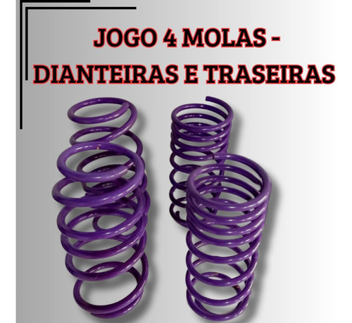 Jogo 4 Molas Dianteira E Traseira Kia Soul Ano 2009 Á 2021