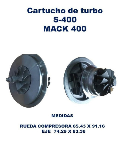 Cartucho S400  Mack Granite