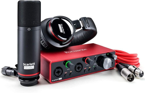 Focusrite Scarlett 2i2 Studio 3rd Gen Kit De Grabacion Usb