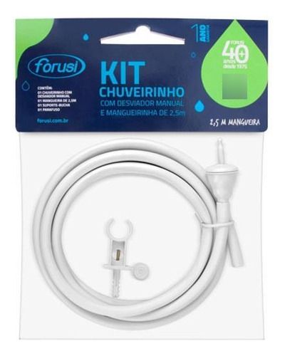 Kit Chuveirinho C/desviador Manual 2.50 Mt Forusi