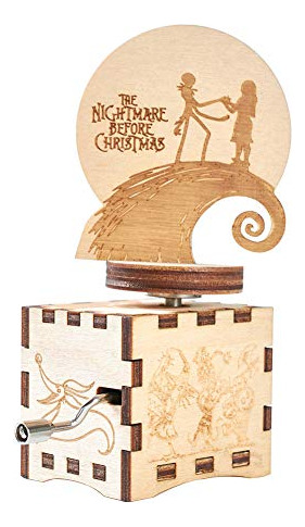 La Pesadilla Antes De Navidad Music Box Hand Crank Rotaratin