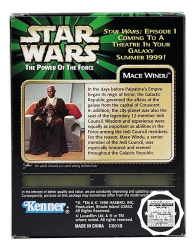 Kenner - Star Wars Power Of The Force - Mace Windu Mail Away