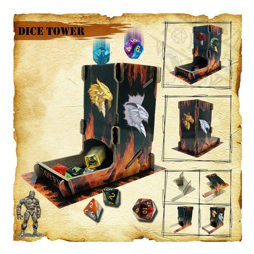 Toyful 6 Sets Dnd Dice Dungeons And Dragons Poyedral Dungeon