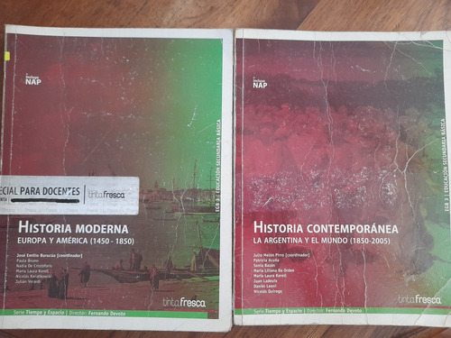 Historia Moderna Y Contemporánea 2 Libros Secundaria Tinta 