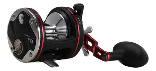 Reel Rotativo Tica Toptec Swa 10 Pesca Lance Costa Embarcado Color Negro