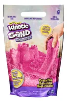 Comprar Kinetic Sand Shimmer bolsa de arena rosa cristalino 907g moldeable +3