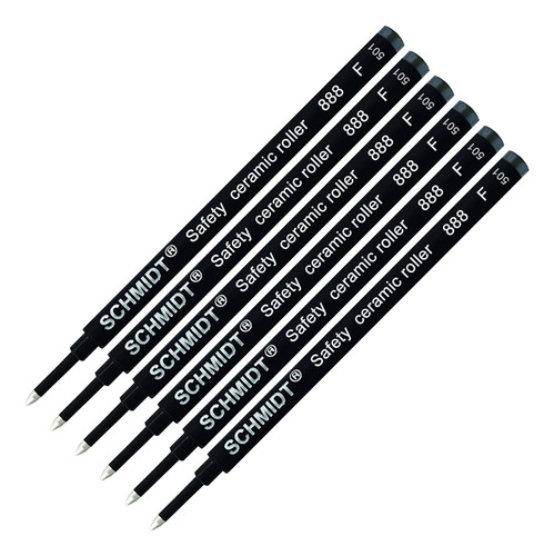 Repuesto Para Boligrafo Lanier Pens, Pack 6, Negro