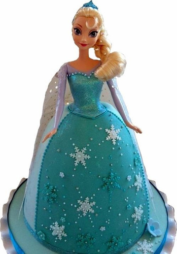 Torta Muñeca Princesa Frozen Hadas Raspunzel Sirenita