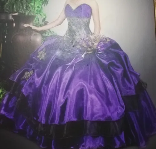 Vestido De Xv Años Color Morado Con en venta en Orizaba Veracruz por - OCompra.com Mexico