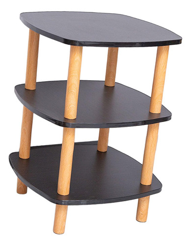 Mesa Auxiliar Pequeña Para Sofá,mesa Para Bebidas De Negro