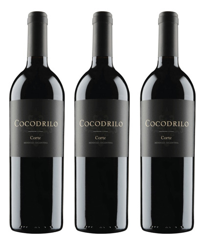 Vino Cocodrilo 2021 Bodega Viña Cobos 750 Ml X 3 Unidades