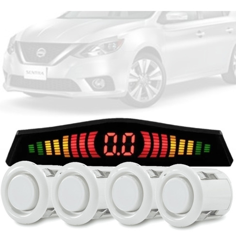 Sensor De Re Estacionamento Branco Nissan Versa 2012...