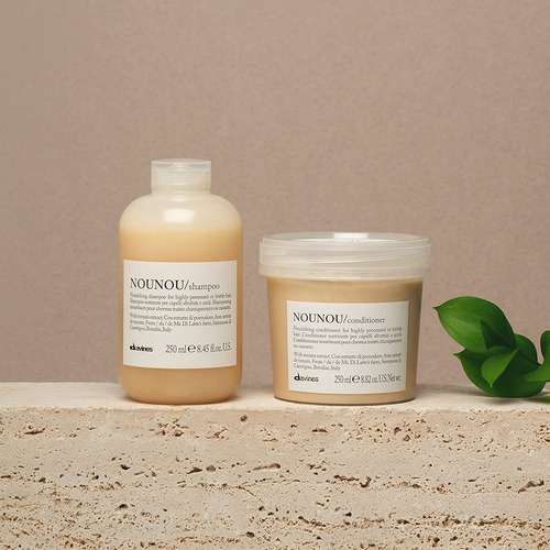 Davines Nounou Kit, Cabello Teñido, Dañado, Hidratador 250ml