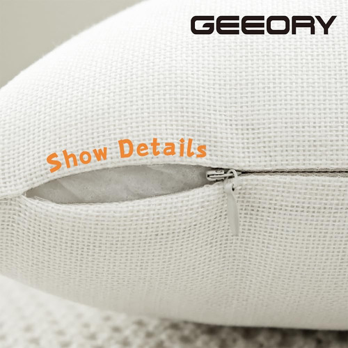 Geeory Fall Pumpkins Trow Pillow Cubre Un Juego De 4 Pulgada