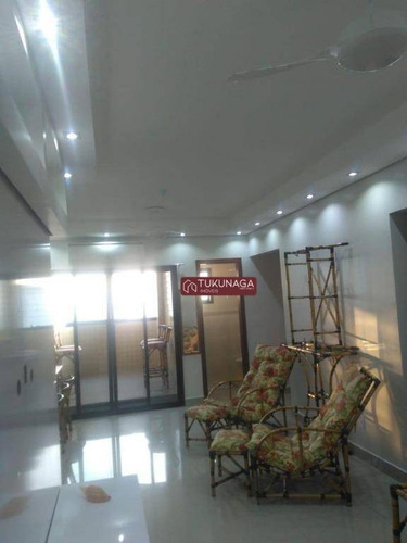 Apartamento Com 3 Dormitórios À Venda, 90 M² Por R$ 425.000,00 - Vila Guilhermina - Praia Grande/sp - Ap4892