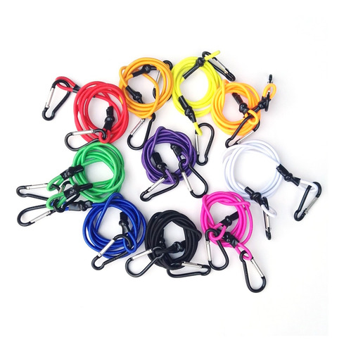 Imagen 5 de 7 de Cordón De Seguridad Para Kayak Verde Fluorescente
