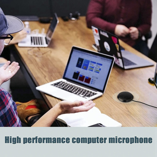 Microfone Condensador Omnidirecional Para Reuniões E Transmi