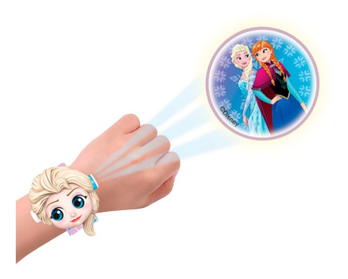 Frozen Watch Proyector Reloj Proyecta 24 Fotos Disney Ditoys