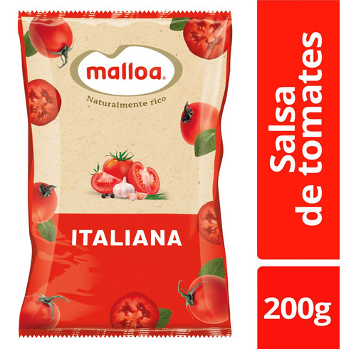Malloa Salsa De Tomate Italiana 200gr