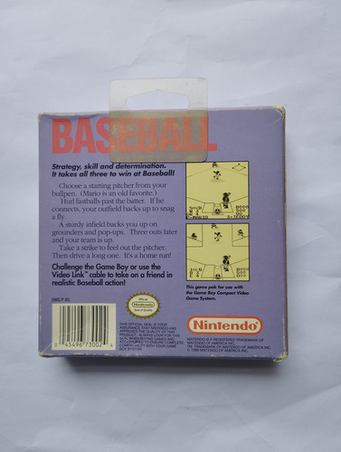 Baseball Nintendo Game Boy (Usado)