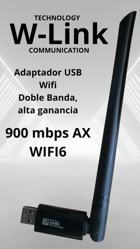 W-link Adaptador Wifi Usb Ax900 Dual Band Wifi 6