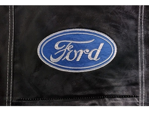 Funda Cubre Asiento Cuerina Con Logo Fiat Ford Vw Citroen 