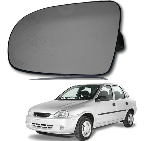 Lente Do Retrovisor Lado Esquerdo Corsa Classic 2003 2004