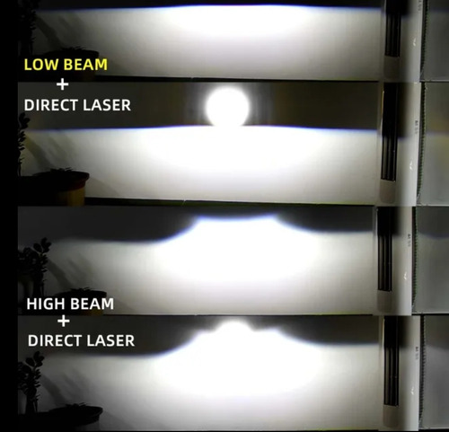 Faros Niebla Lupa Biled 3pulgadas Baja Y Alta Mas Alta Laser (Reacondicionado)