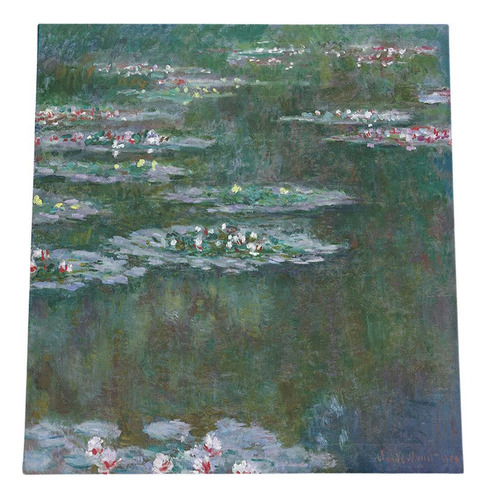 Quadro Nenufares Claude Monet Canvas Arte 80x80cm