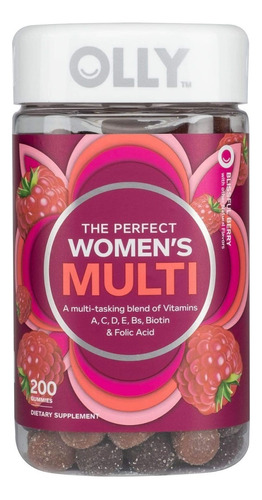 Olly Multivitaminas Mujer Women´s Multi 200 Gomas Sabor Bayas