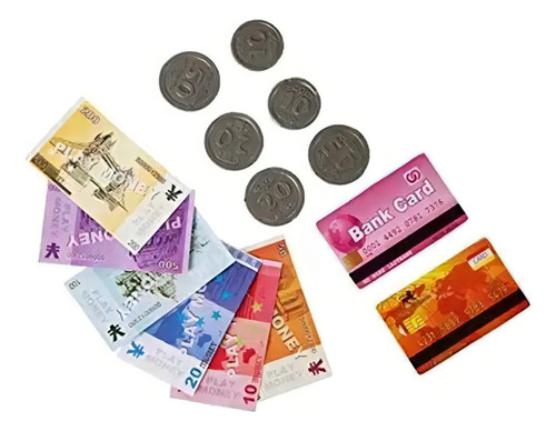 Caixa registradora Hyl Toy com calculadora, luz, cor de som, cinza e vermelho