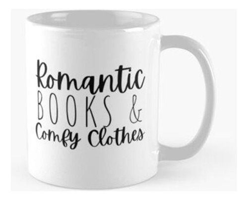 Taza Libros Románticos Y Ropa Cómoda Calidad Premium