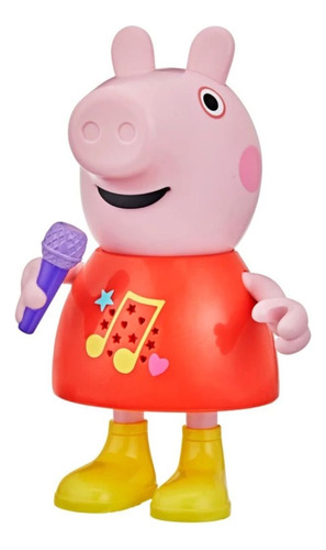 Boneca Peppa Pig Canta E Encanta Com microfone G0518 Hasbro
