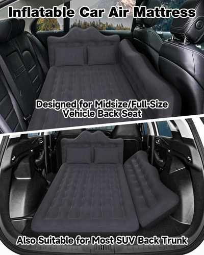 Cama De Colchón De Automóvil Inflable De Umbrauto: Colchón D