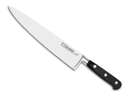 Imagen 2 de 4 de Cuchillo Cocinero 25 Cm Forgé - 3 Claveles