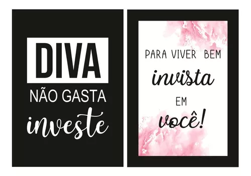 Quadros com Frase Salão de Beleza