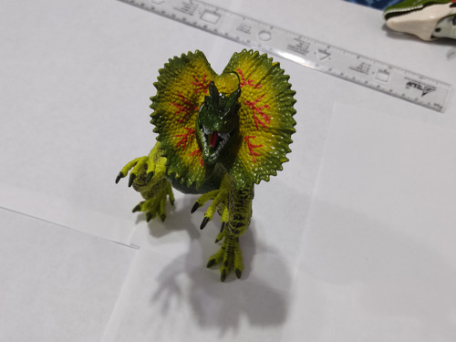 Juguete Dinosaurio Dilophosaurus Con Sonido (Usado)