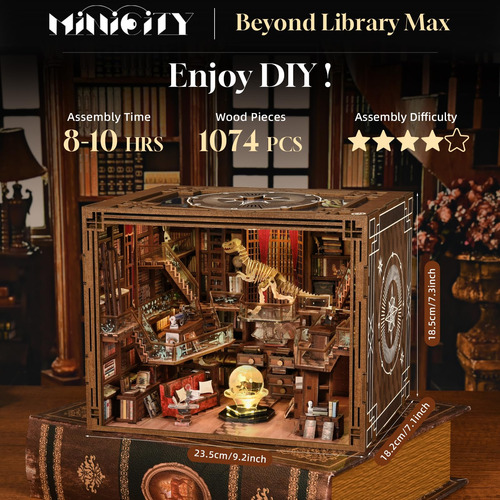 Minicity Book Nook Kit Para Hacer TĂș Mismo Una Casa En Minia