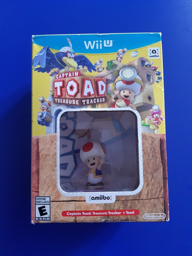 Set Box Amiibo + Juego Captain Toad Nintendo Wii U Nuevo
