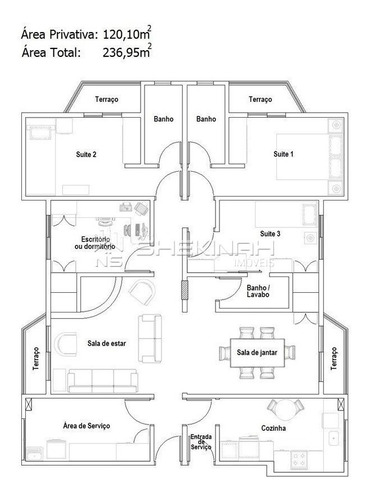 Imagem 3 de 12 de Apartamento - Vila Santa Catarina - Ref: 22620 - V-22620