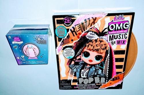 Lol Surprise Remix Pop Bb + 4 Pulseras Lucky Fortune